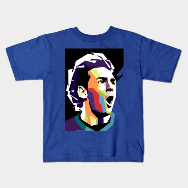 Lionel Messi Kids T-Shirt by Creativedy Stuff